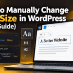 Manually Change Font Size