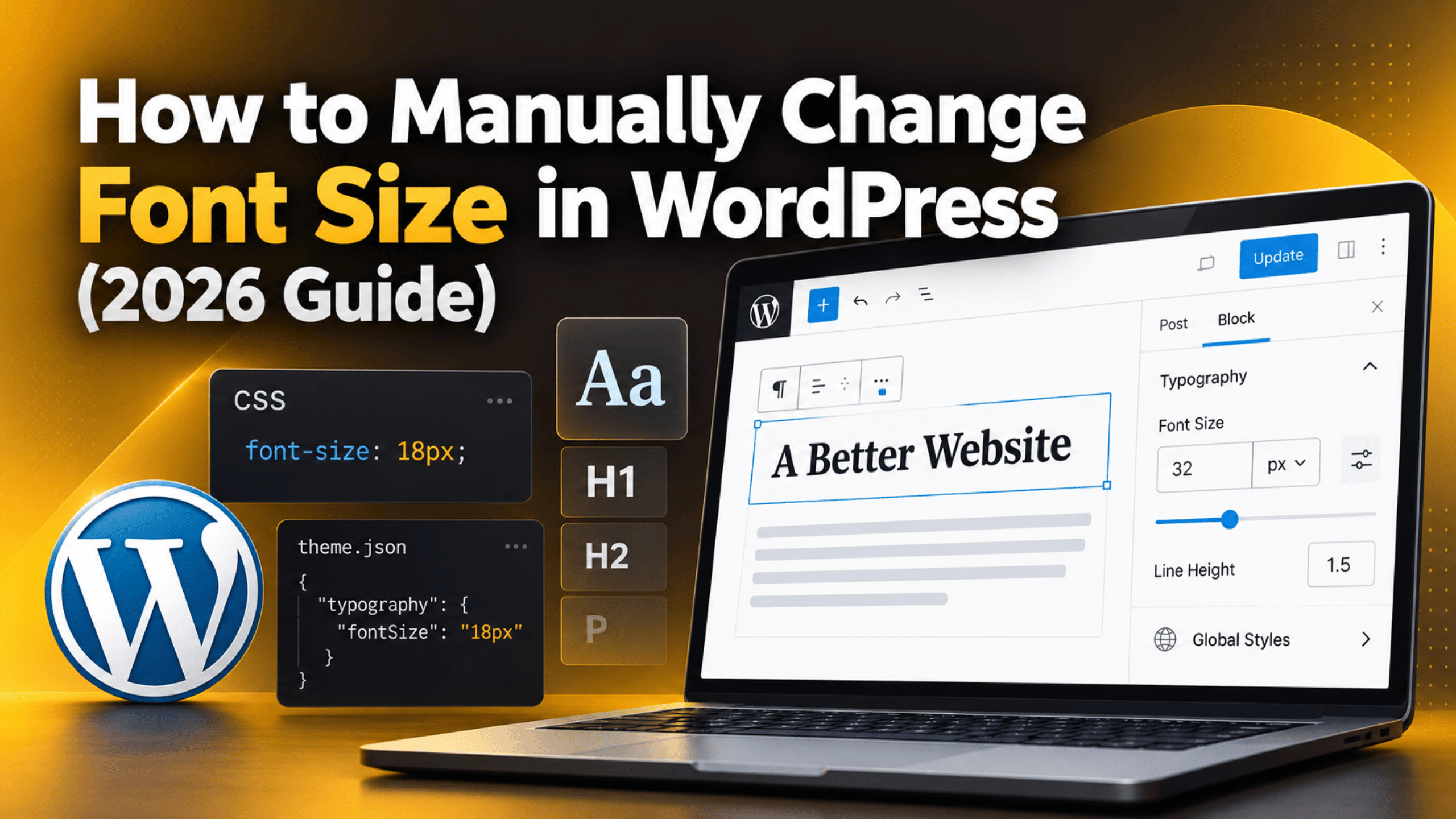 Manually Change Font Size