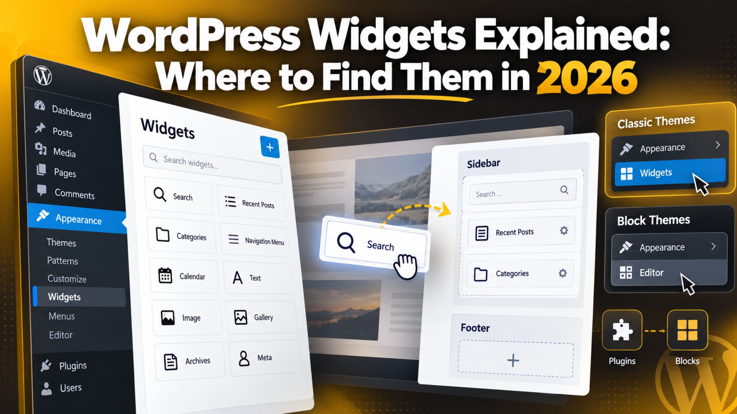 WordPress Widgets Explained